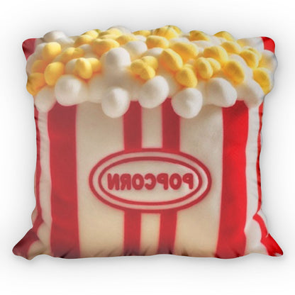 Popcorn Bag Plush Food Snack Shaped Pillow