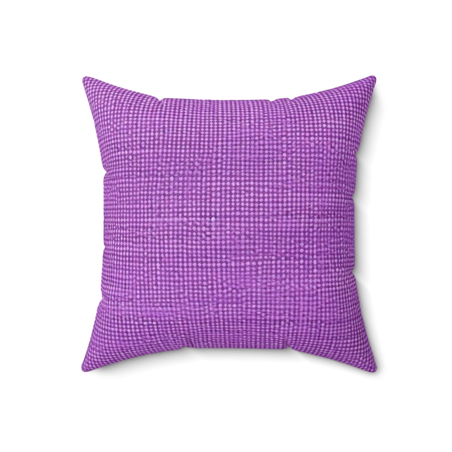 Hyper Iris Orchid Red: Denim-Inspired, Bold Style - Spun Polyester Square Pillow