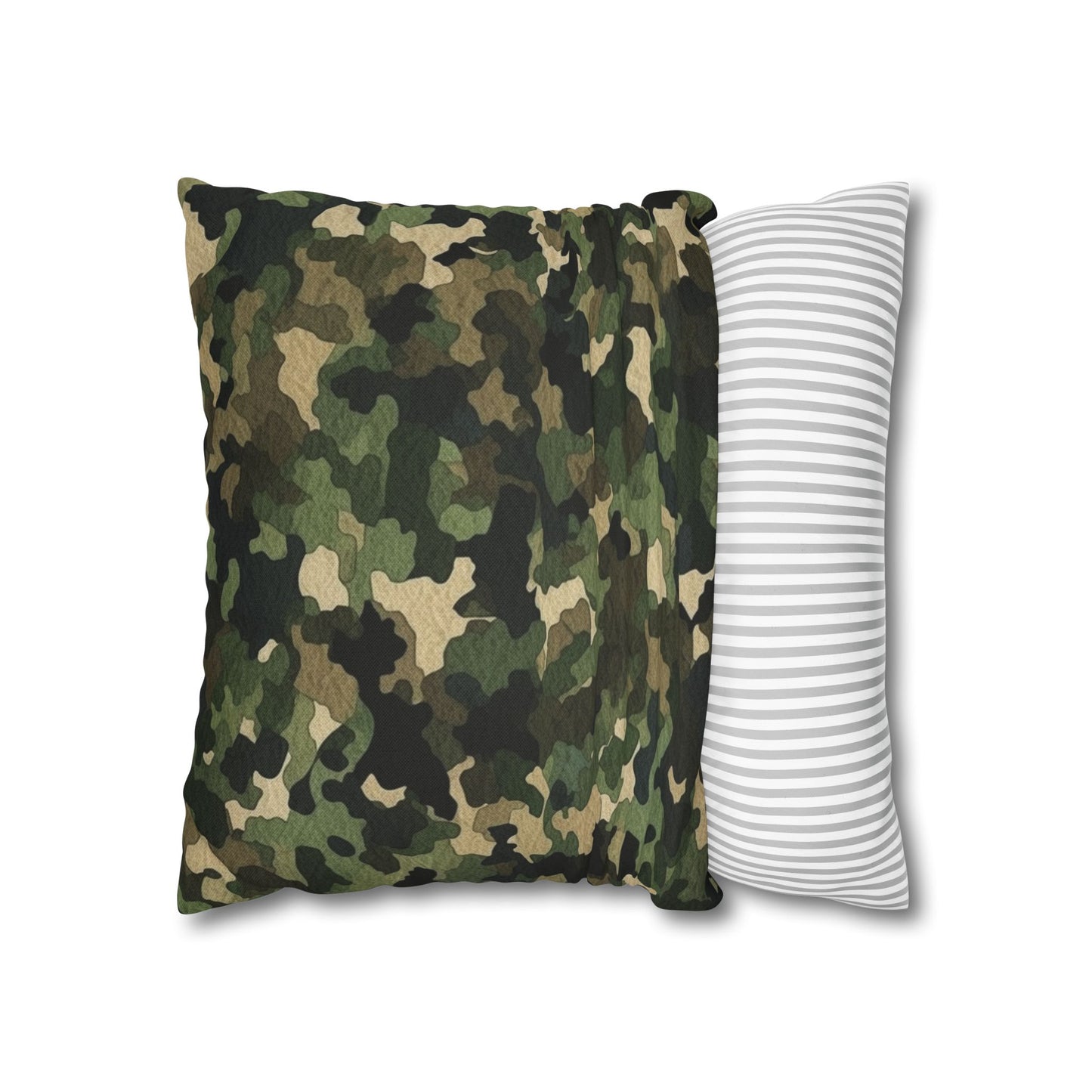 Classic Camo | Camouflage Wrap | Traditional Camo - Spun Polyester Square Pillow Case