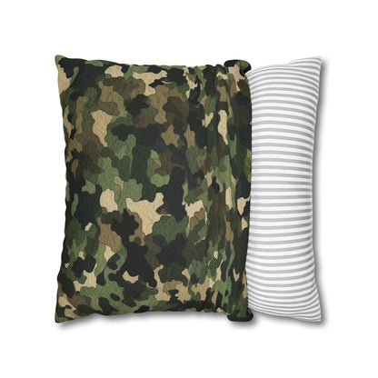 Classic Camo | Camouflage Wrap | Traditional Camo - Spun Polyester Square Pillow Case