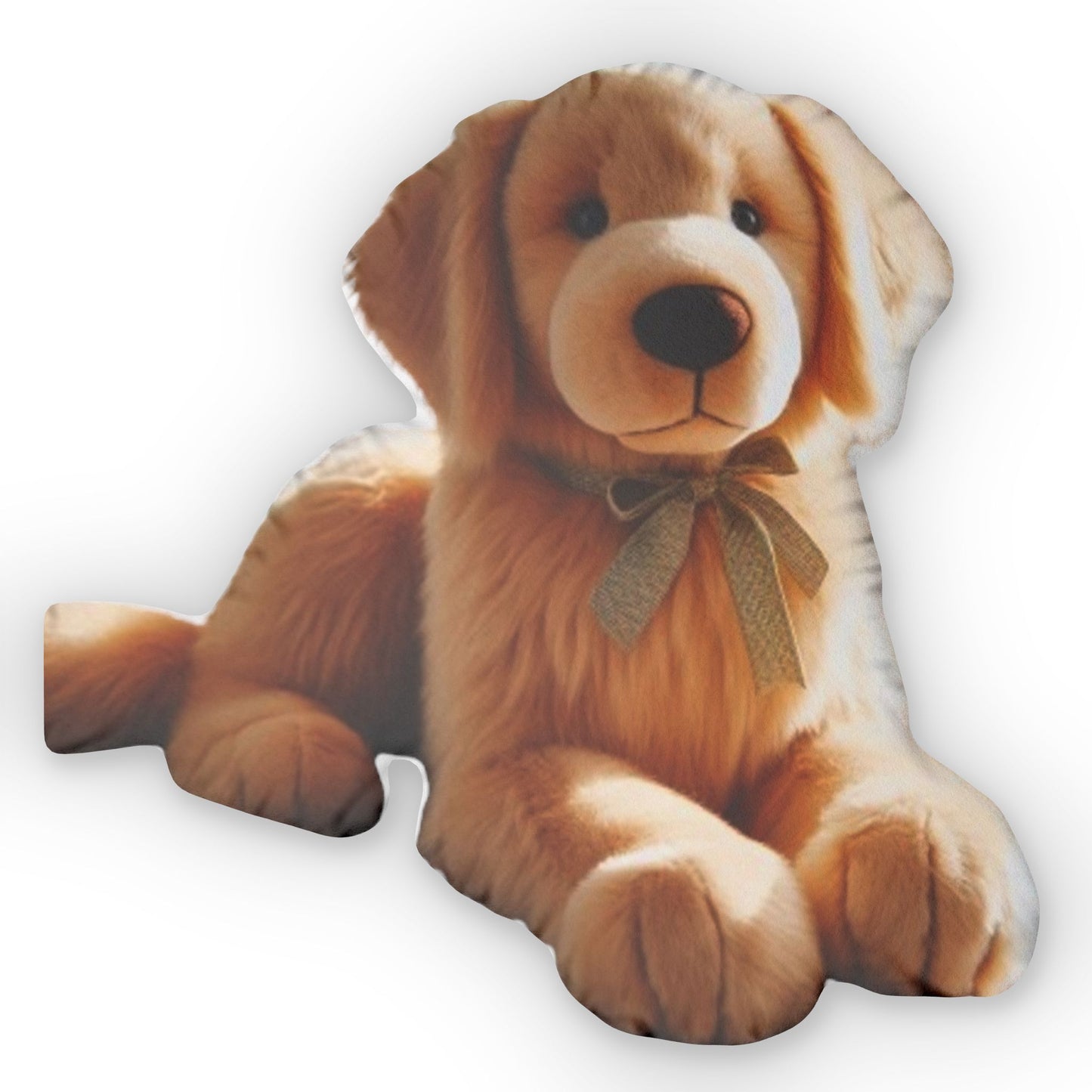 Golden Retriever Dog Stuffed animal Plush Shaped Pillow