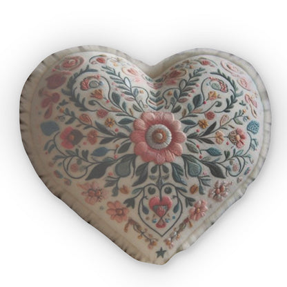 Beautiful Heart Gift, Plush Shaped Pillow