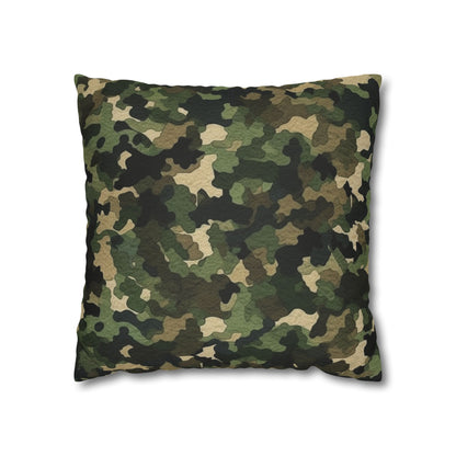 Classic Camo | Camouflage Wrap | Traditional Camo - Spun Polyester Square Pillow Case