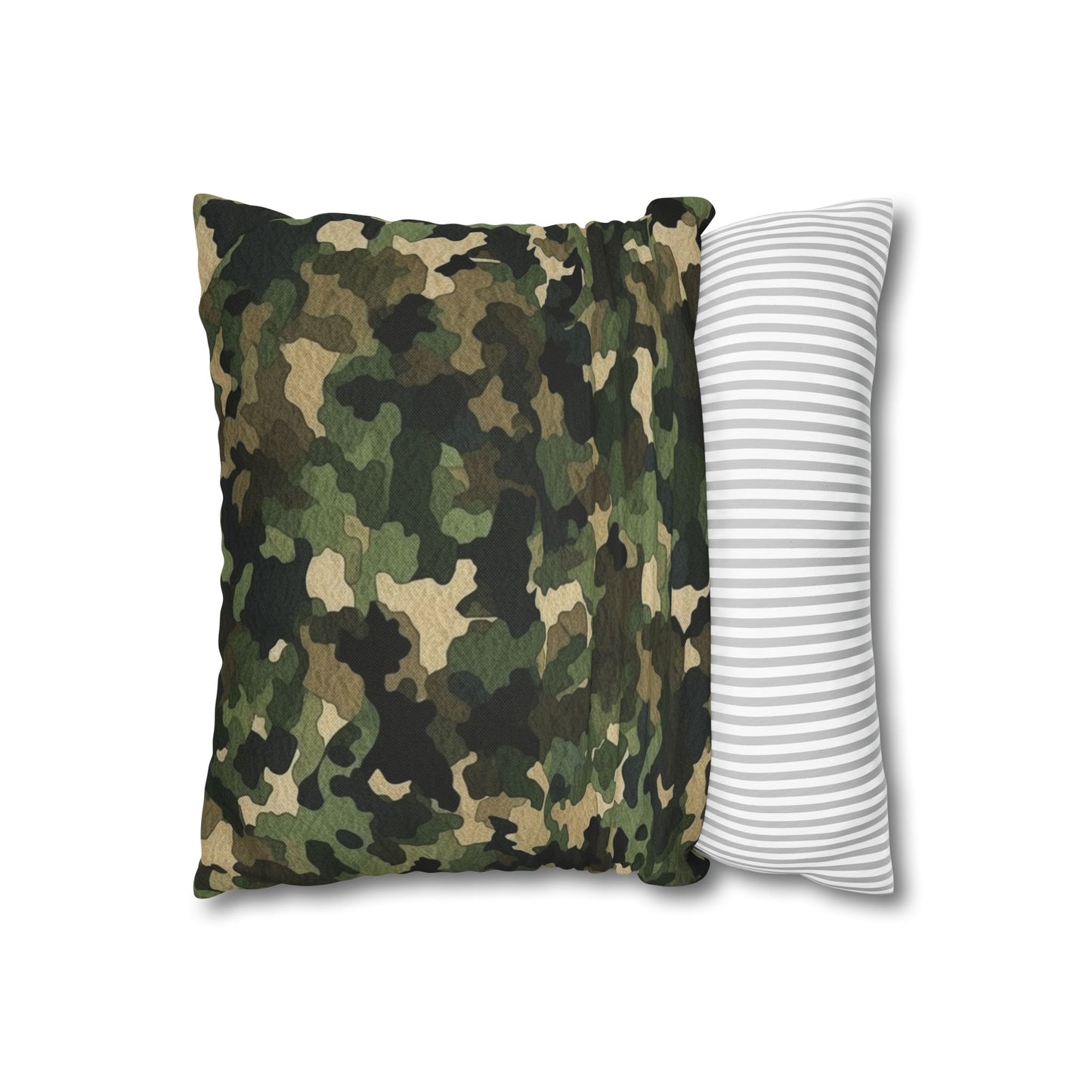 Classic Camo | Camouflage Wrap | Traditional Camo - Spun Polyester Square Pillow Case