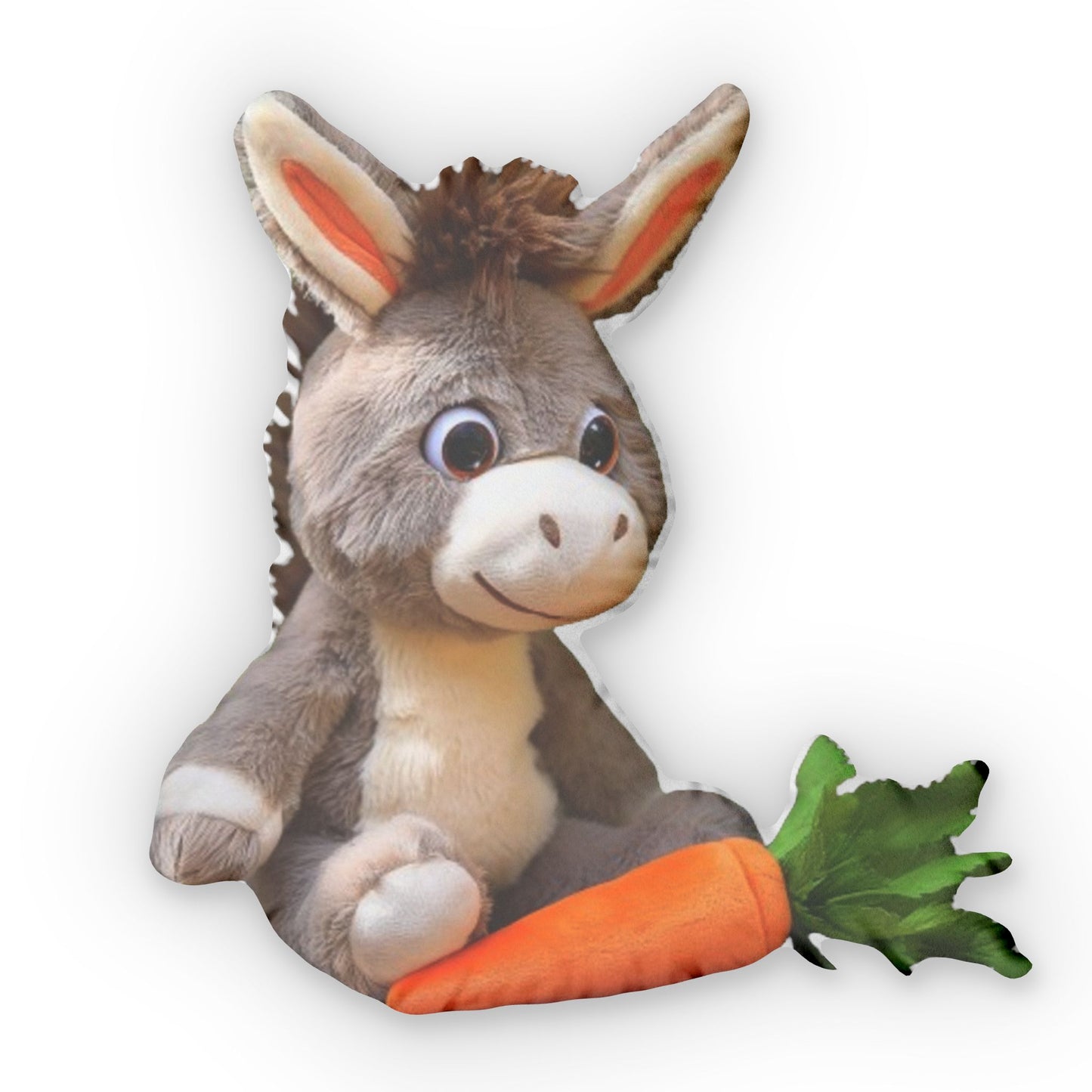 Donkey Carrot, Plush Shaped Pillow