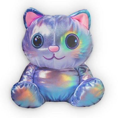 Shiny Cat, Beanie Cushion Plush Shaped Pillow