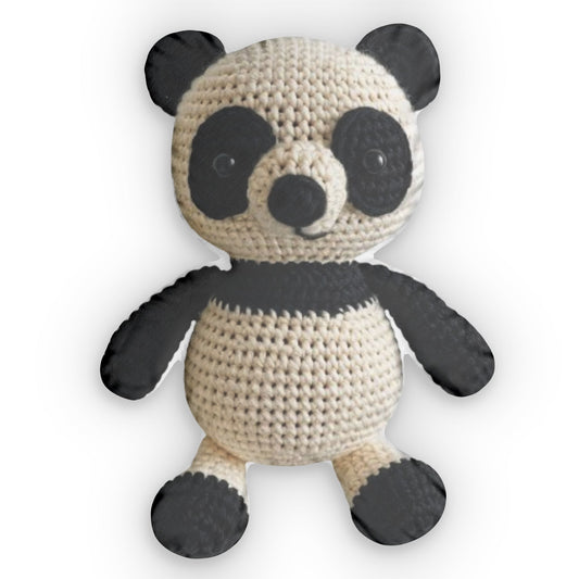 Comfy Panda Small Kids' Plush, Pillow Gift, Crochet Plush Gift