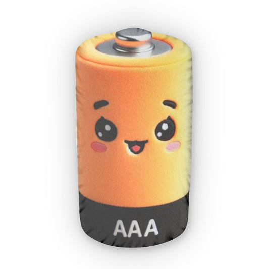 AAA Battery Plush Shaped Pillow