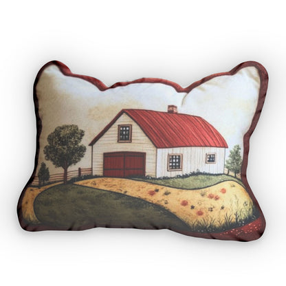 Farmhouse Stuffed Farm Plush Shaped Pillow