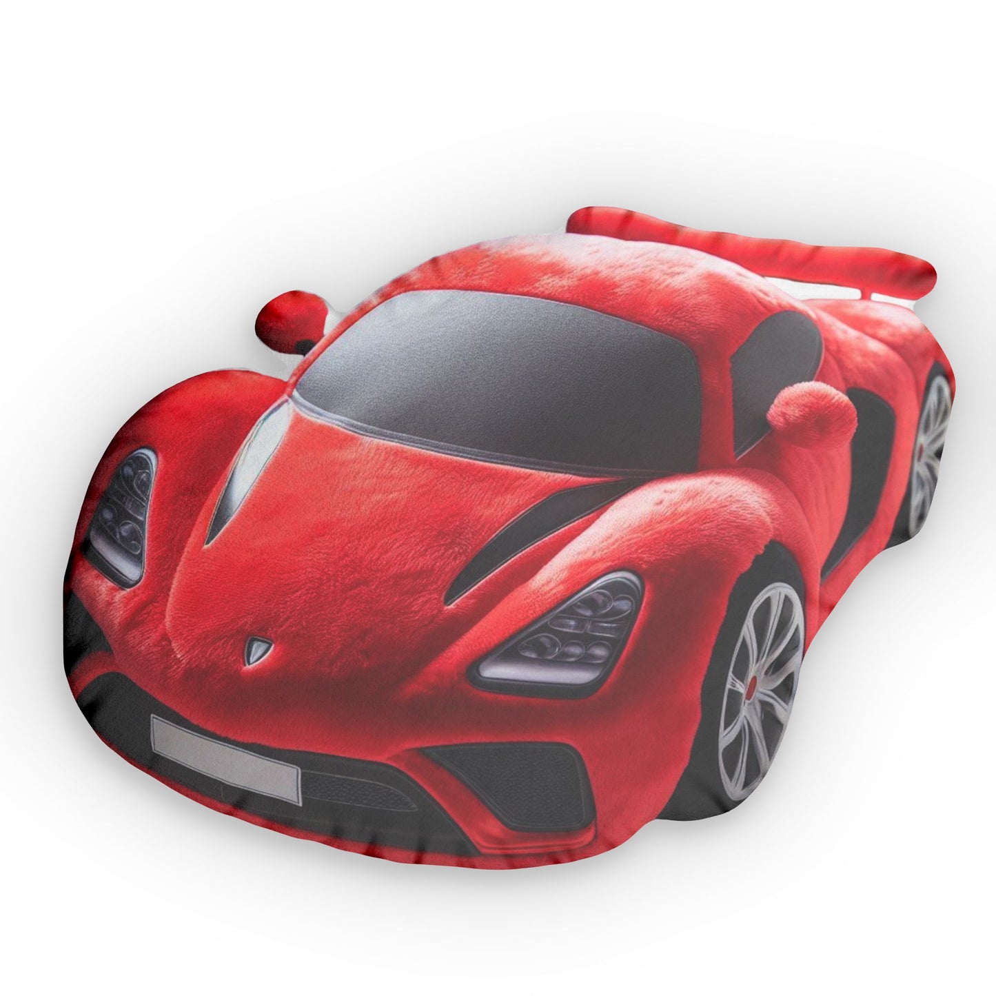 Red Sport Car Plush, Kid Gift, Shaped Pillow