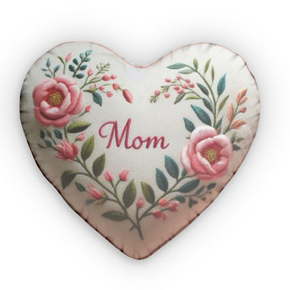 Heart Gift For Mom, Plush Shaped Pillow