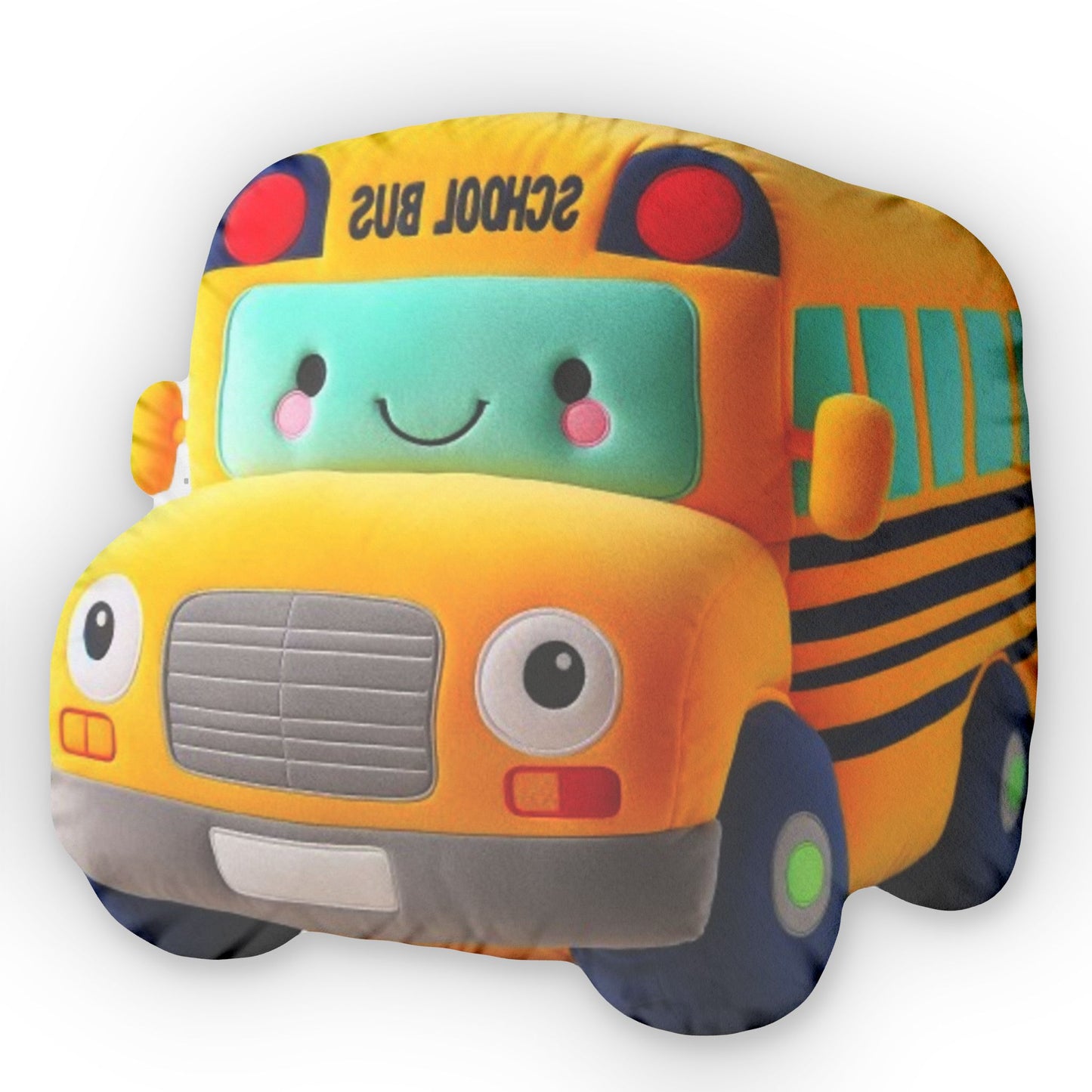 School Bus Plush Shaped Pillow