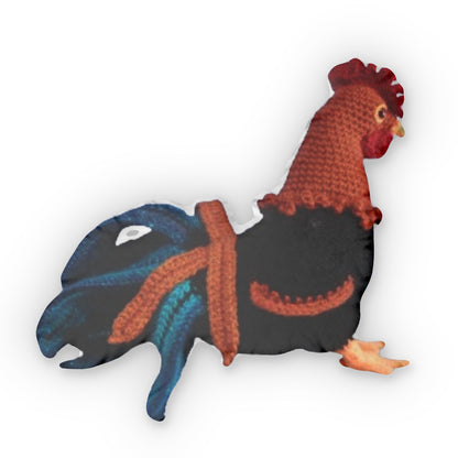 Cockerel Rooster Crochet Plush - Shaped Pillows