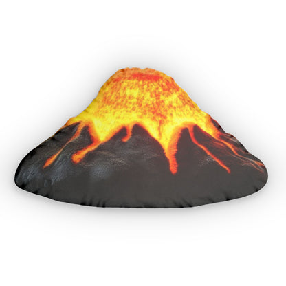 Volcano Lava Cushion, Plush Stuffed Gift, Shaped Pillow