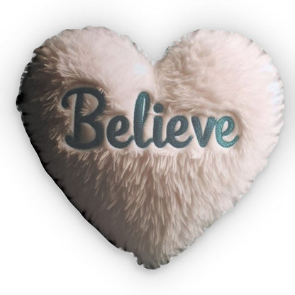 Believe Plush, Believer Shaped Pillow