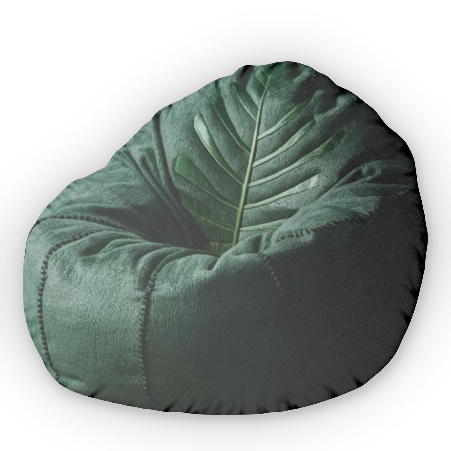 Monstera Leaf Plush Shaped Pillow