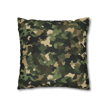 Classic Camo | Camouflage Wrap | Traditional Camo - Spun Polyester Square Pillow Case