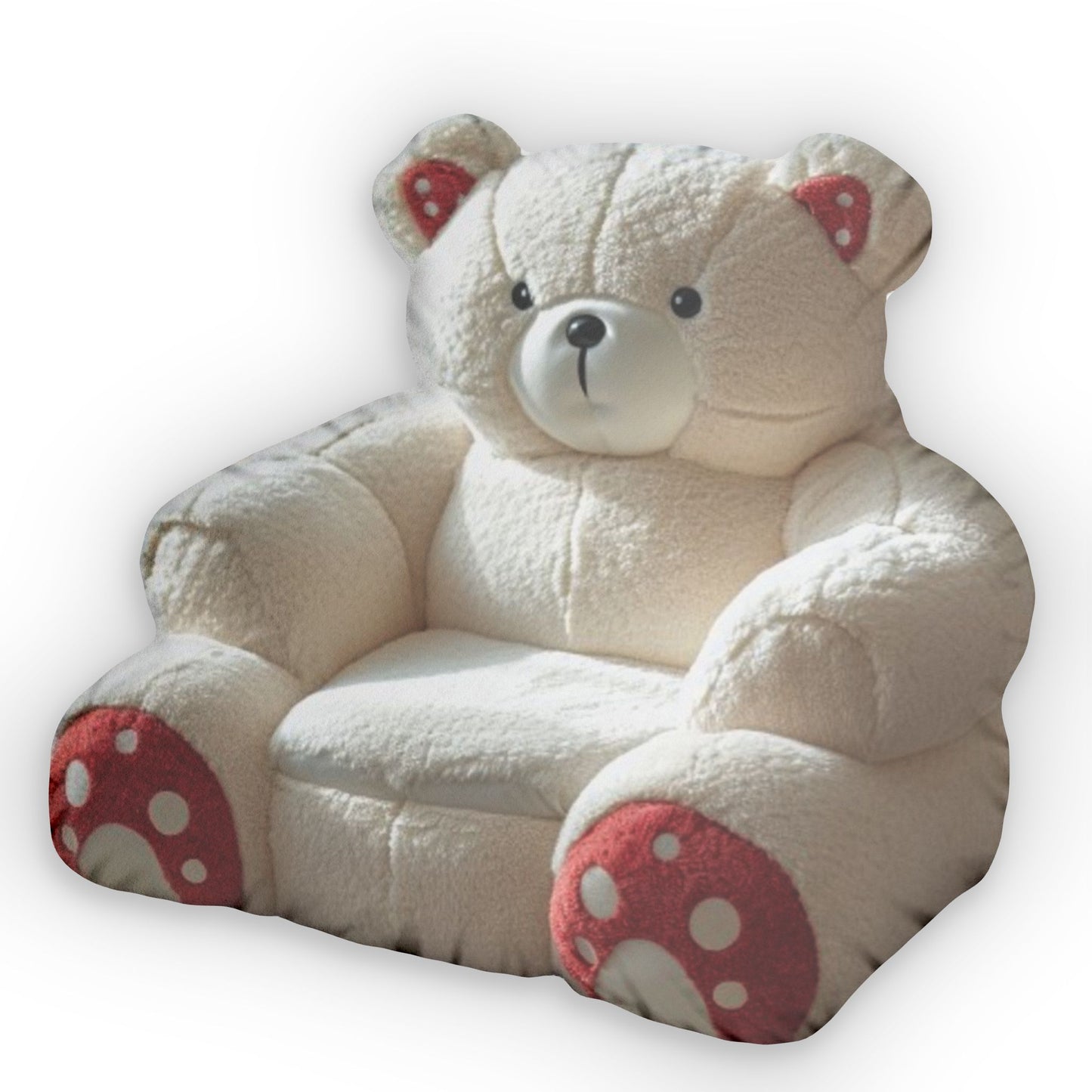 Chair Bear Plush Shaped Pillow