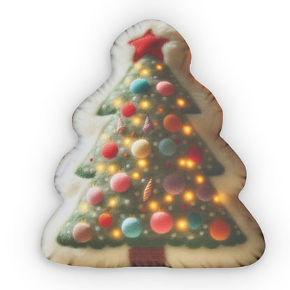 Christmas Tree Plush Shaped Pillow