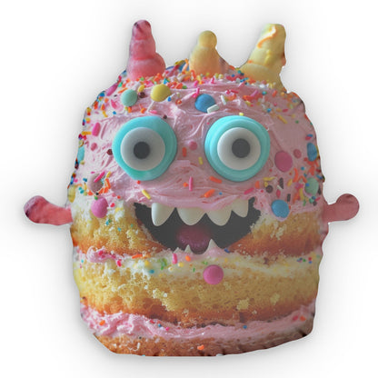 Cake Monster Plush Shaped Pillow