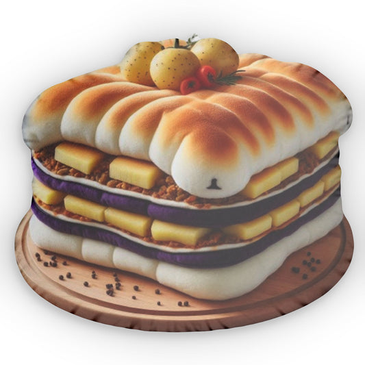 Moussaka Food Shaped Pillow