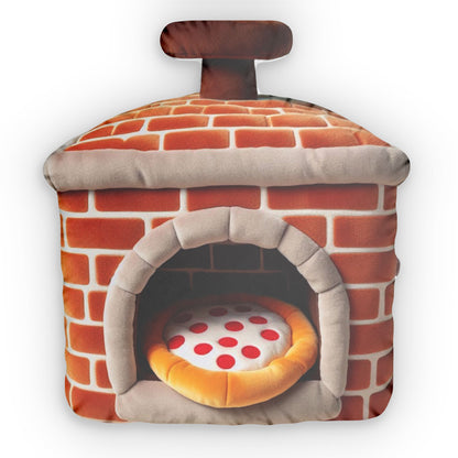 Pizza Oven Plush Shaped Pillow