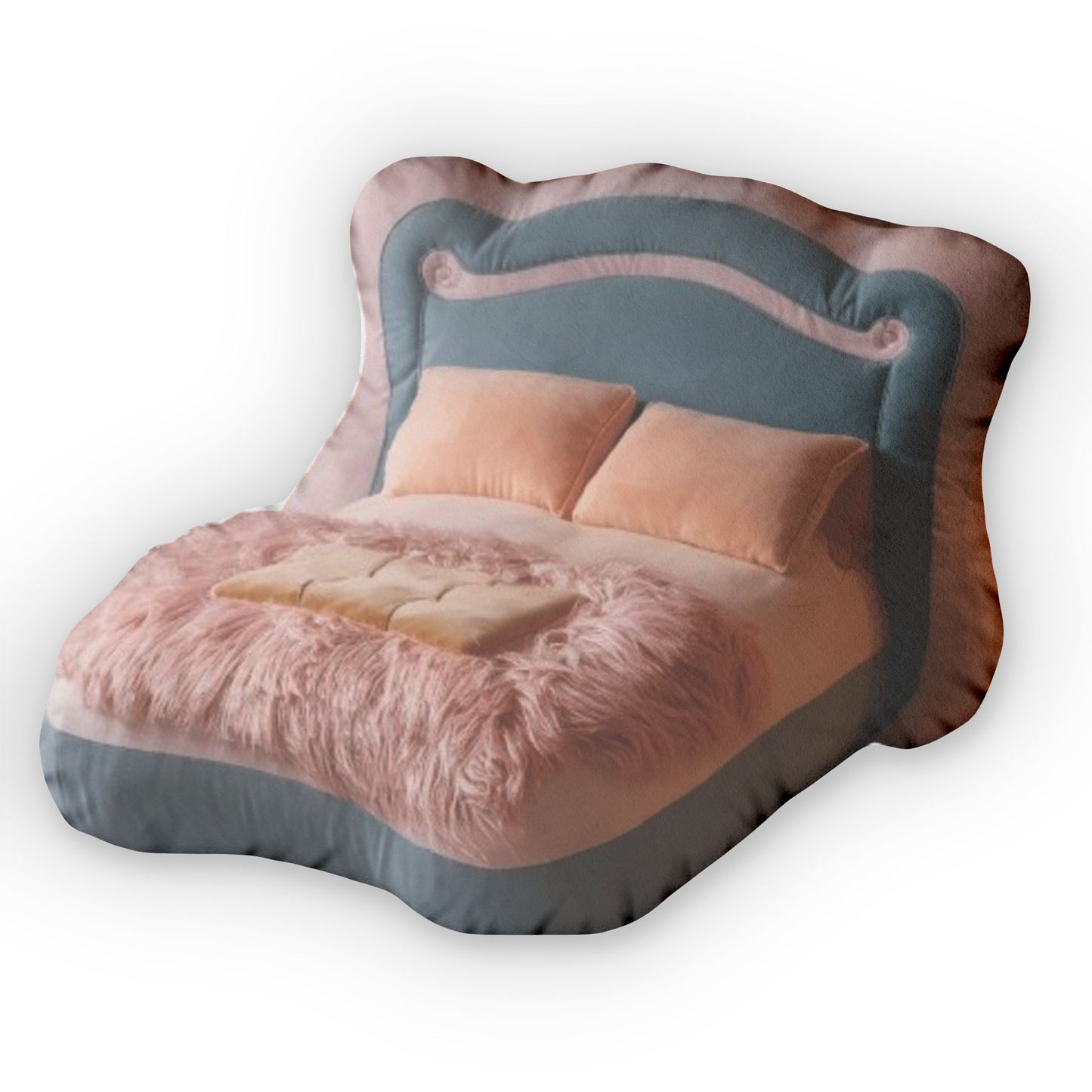 Queen Bed Plush Shaped Pillow