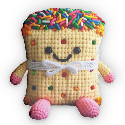 Sprinkle Cracker Plush Shaped Pillow