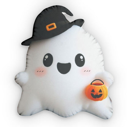 Halloween Ghost Kawaii Plush Shaped Pillow