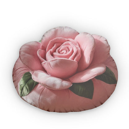 Pink Flower Rose Plush Shaped Pillow