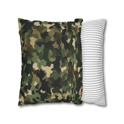 Classic Camo | Camouflage Wrap | Traditional Camo - Spun Polyester Square Pillow Case