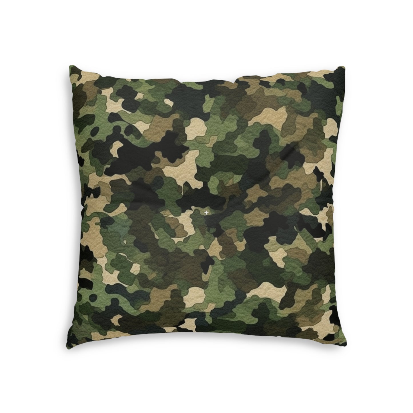 Classic Camo | Camouflage Wrap | Traditional Camo - Tufted Floor Pillow, Square