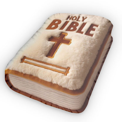 Holy Bible, Christian Gift, Plush Shaped Pillow