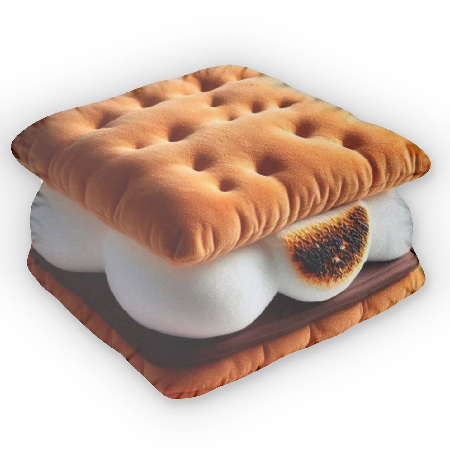 S'mores Giant Plush Shaped Pillow, Smore Camping Gift