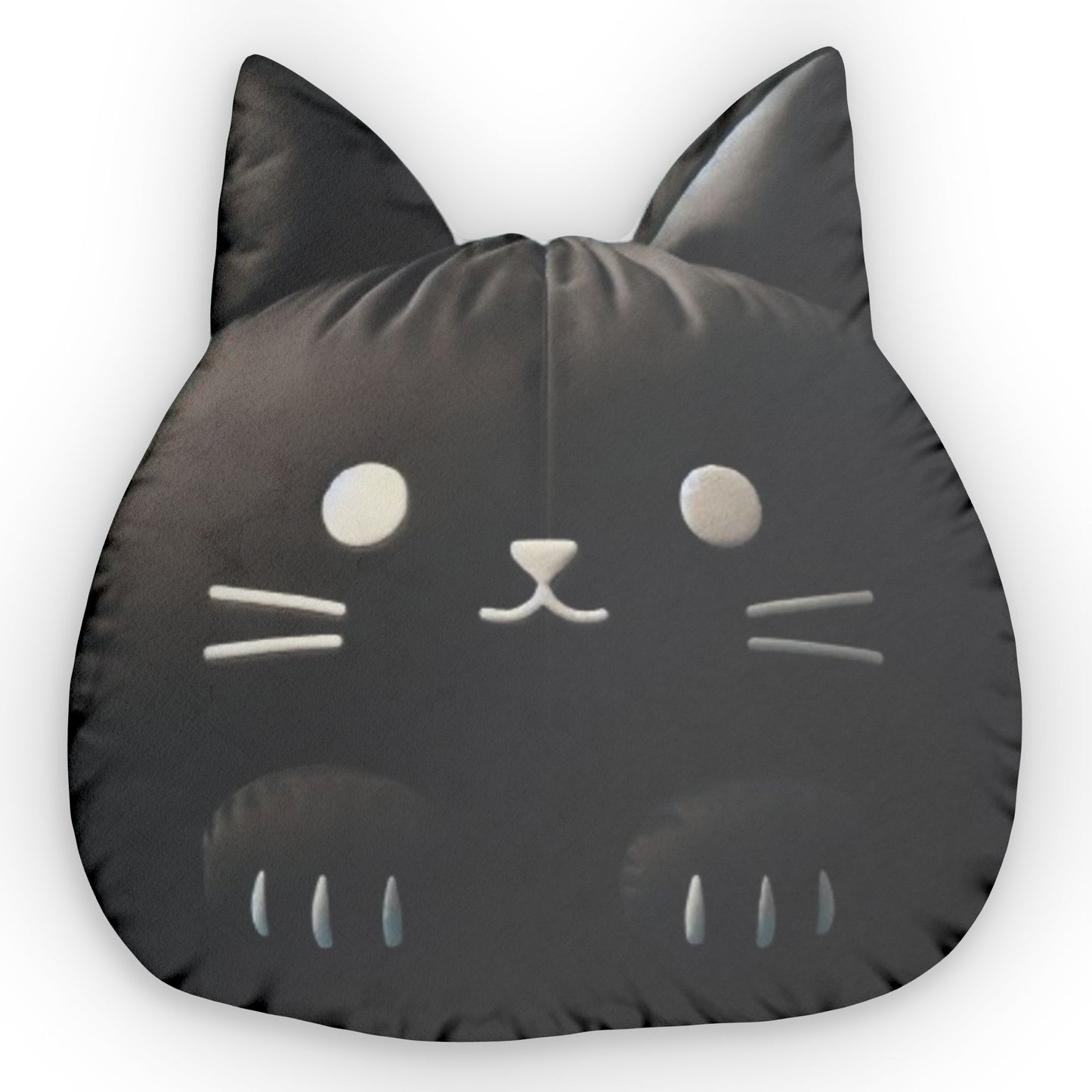 Black Cat Beanbag Chair Plush Shaped Pillow