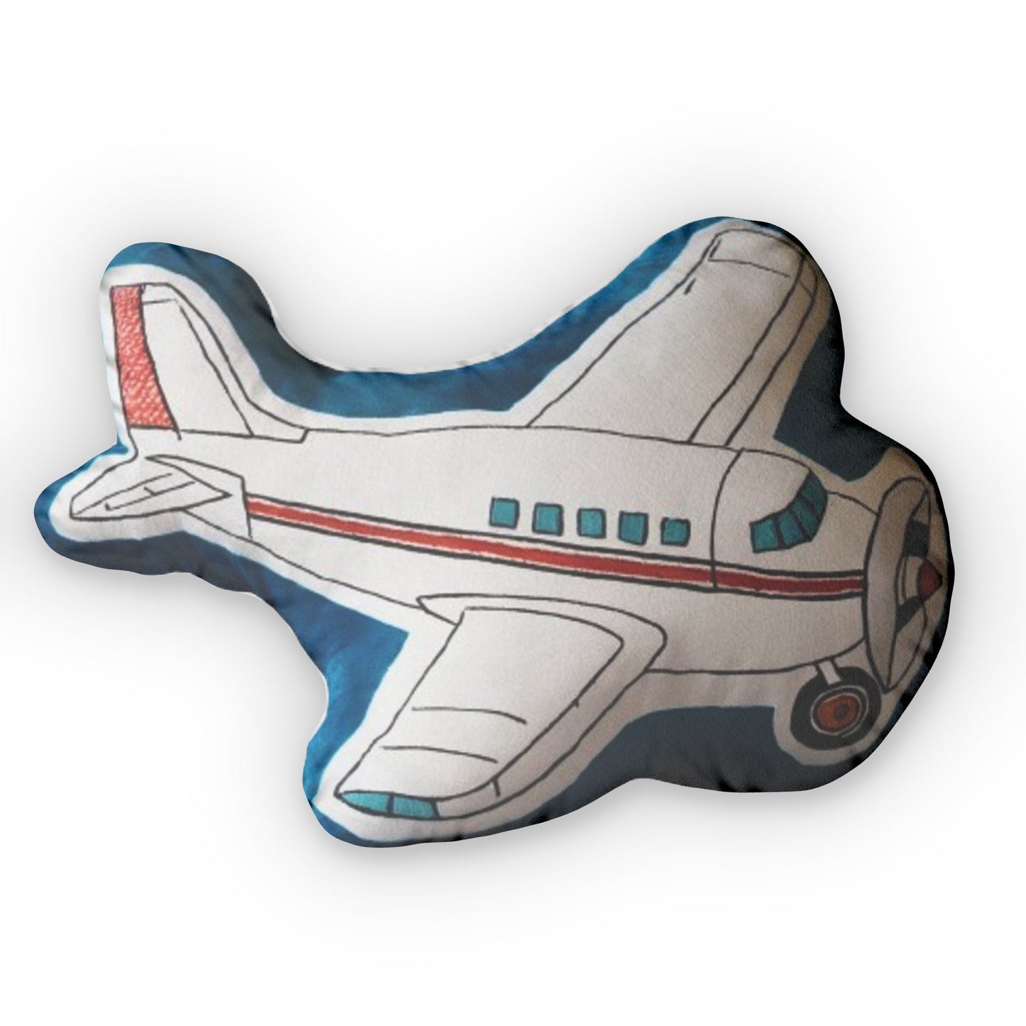 Plane Plush, Airplane Cushion, Gift for Kid, Shaped Pillow