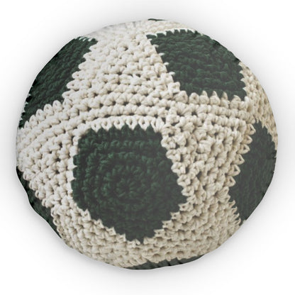 Home Soccer Ball Shaped Hooked Pillow