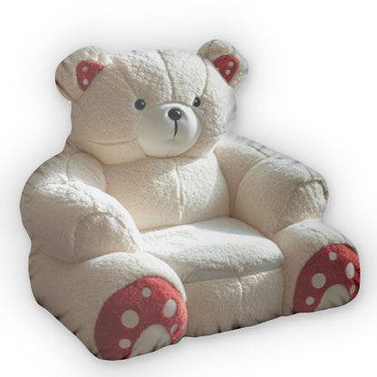 Chair Bear Plush Shaped Pillow