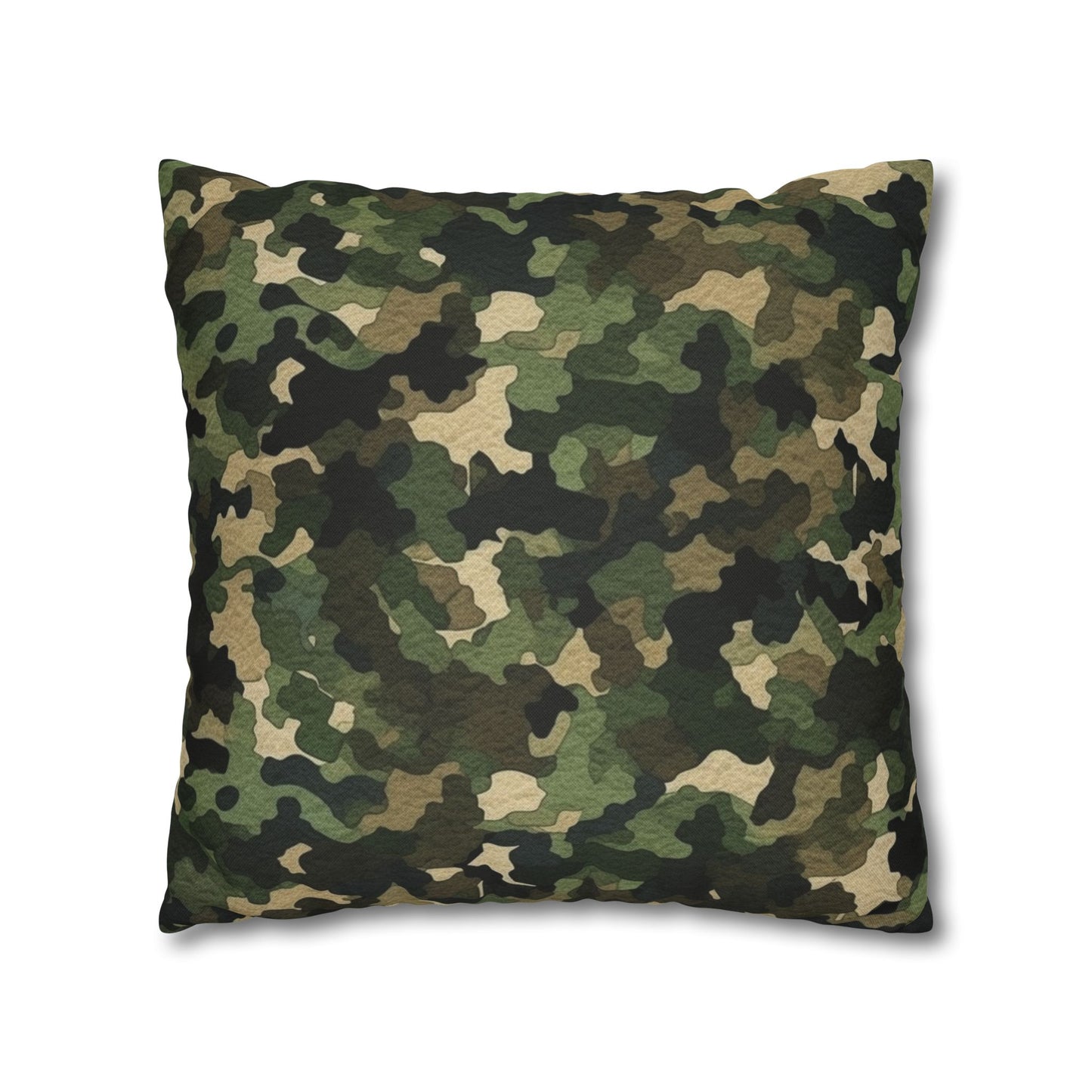 Classic Camo | Camouflage Wrap | Traditional Camo - Spun Polyester Square Pillow Case