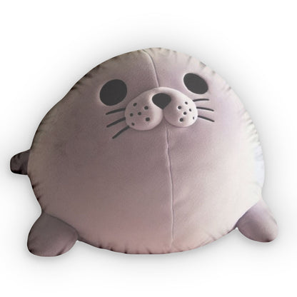 Chubby Seal Blob, Stuffed Animal, Plush Shaped Pillow