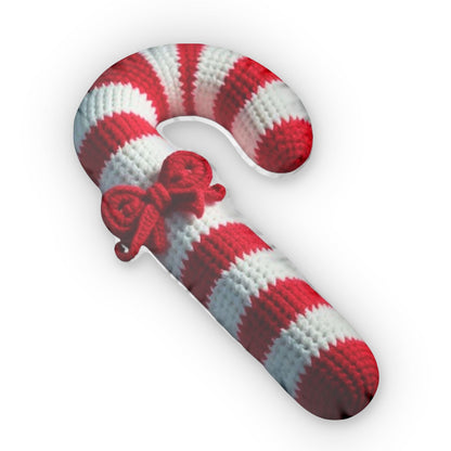 Candy Cane Crochet, Plush Shaped Pillow