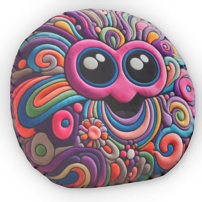 Groovy Hipster Hippy Plush Shaped Pillow