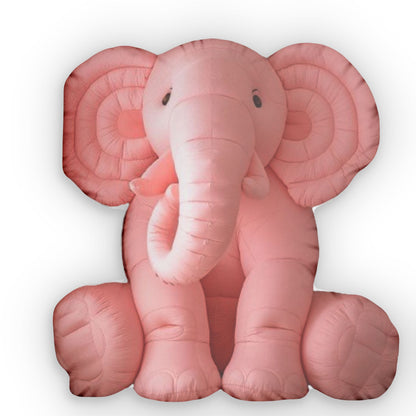 Giant Pink Elephante, Plush Shaped Pillow