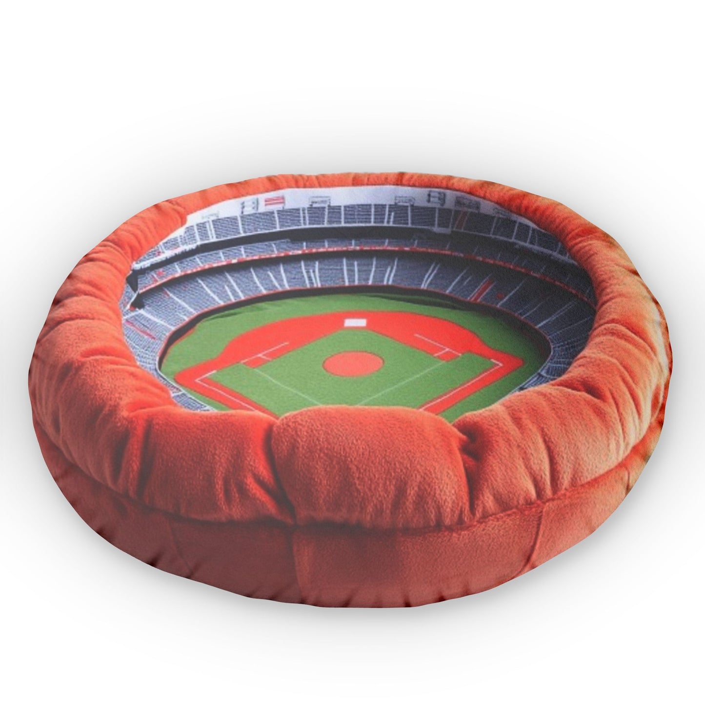 Baseball Sport Stadium, Old Ball Game Arena, Plush Shaped Pillow