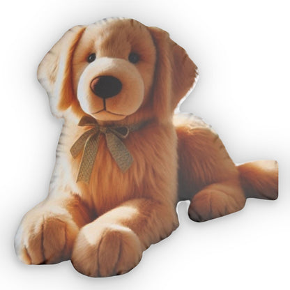 Golden Retriever Dog Stuffed animal Plush Shaped Pillow