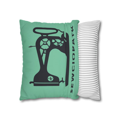 Sewing Sociopath Machine - Spun Polyester Square Pillow Case