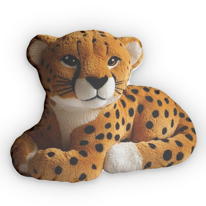 Cheetah, Stuffed Animal, Plush Shaped Pillow