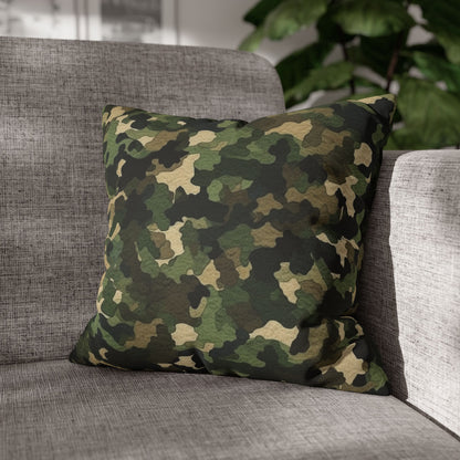 Classic Camo | Camouflage Wrap | Traditional Camo - Spun Polyester Square Pillow Case