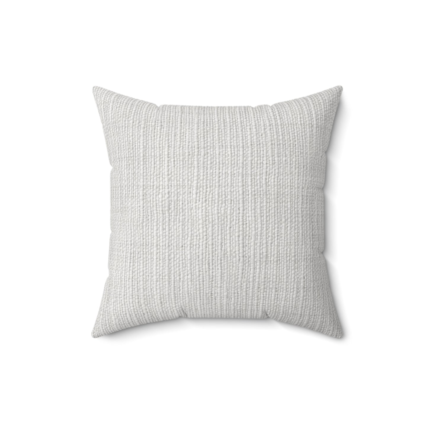 Chic White Denim-Style Fabric, Luxurious & Stylish Material - Spun Polyester Square Pillow