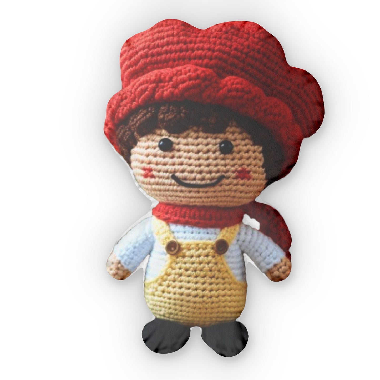 Chef Hooked Crochet, Cook Thread Plush Gift - Shaped Pillow